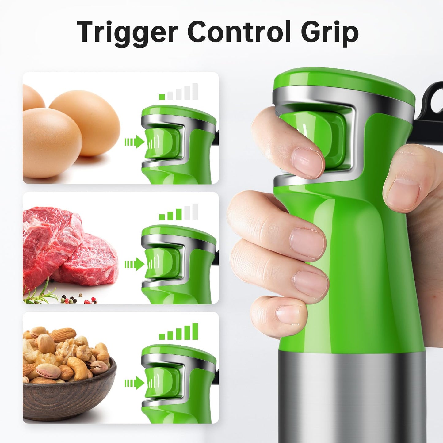 5-in-1 Immersion Blender with Variable Speed Control