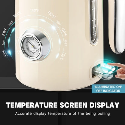 1.7L Electric Kettle with Stainless Steel Interior