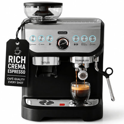 Automatic Espresso Machine with One-Touch Brewing