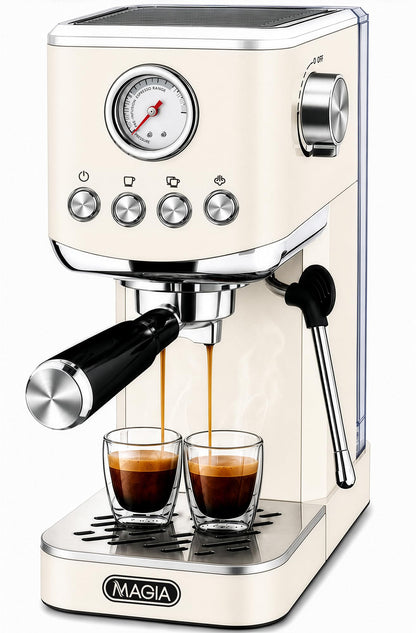 Automatic Espresso Machine with One-Touch Brewing