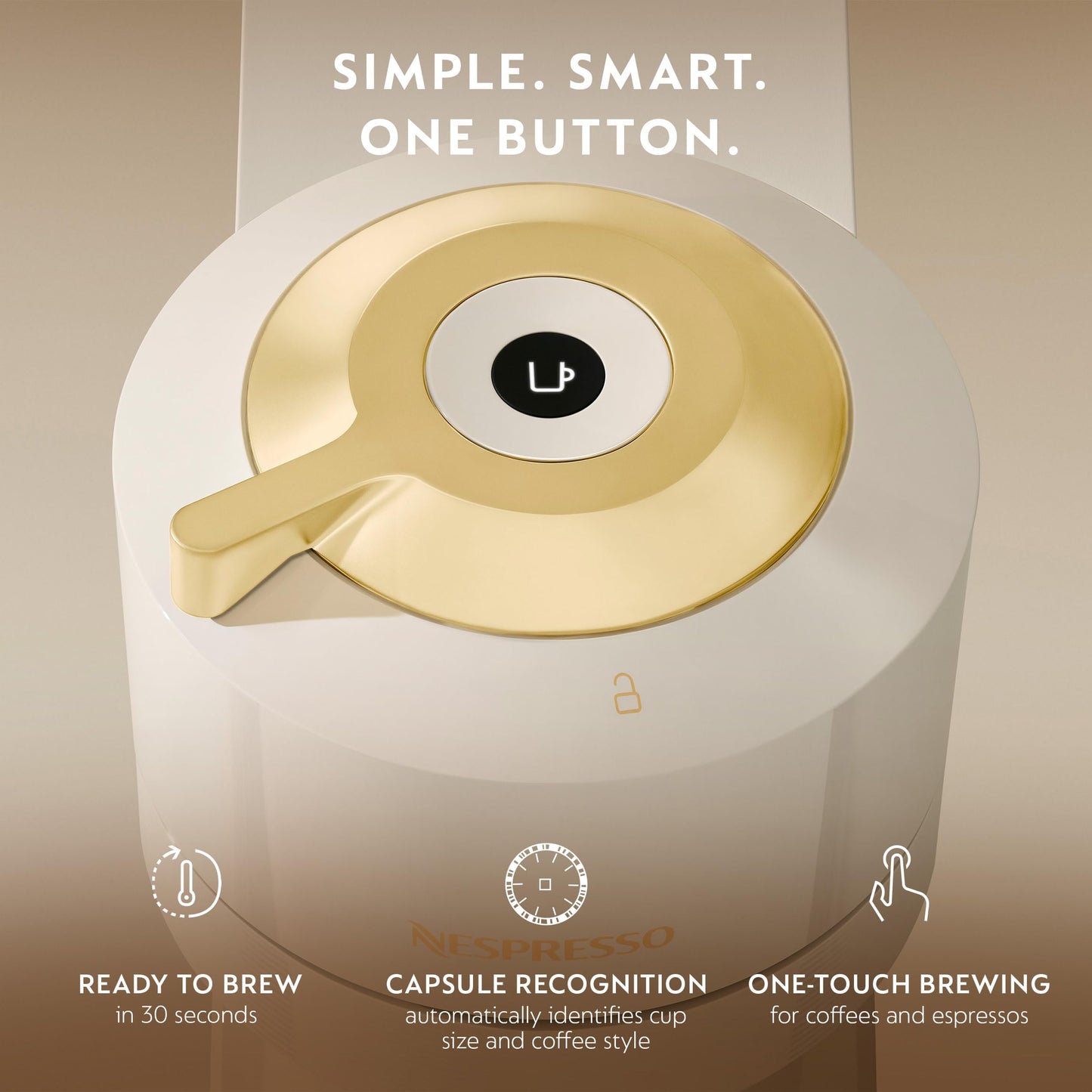 Coffee & Espresso Maker with One-Touch Brewing