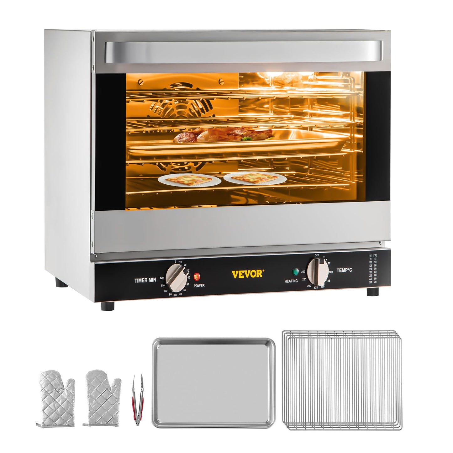 Commercial Convection Oven with High-Capacity Design