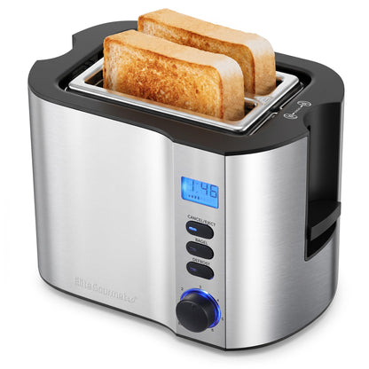 Extra-Wide Slot Toaster with Adjustable Browning