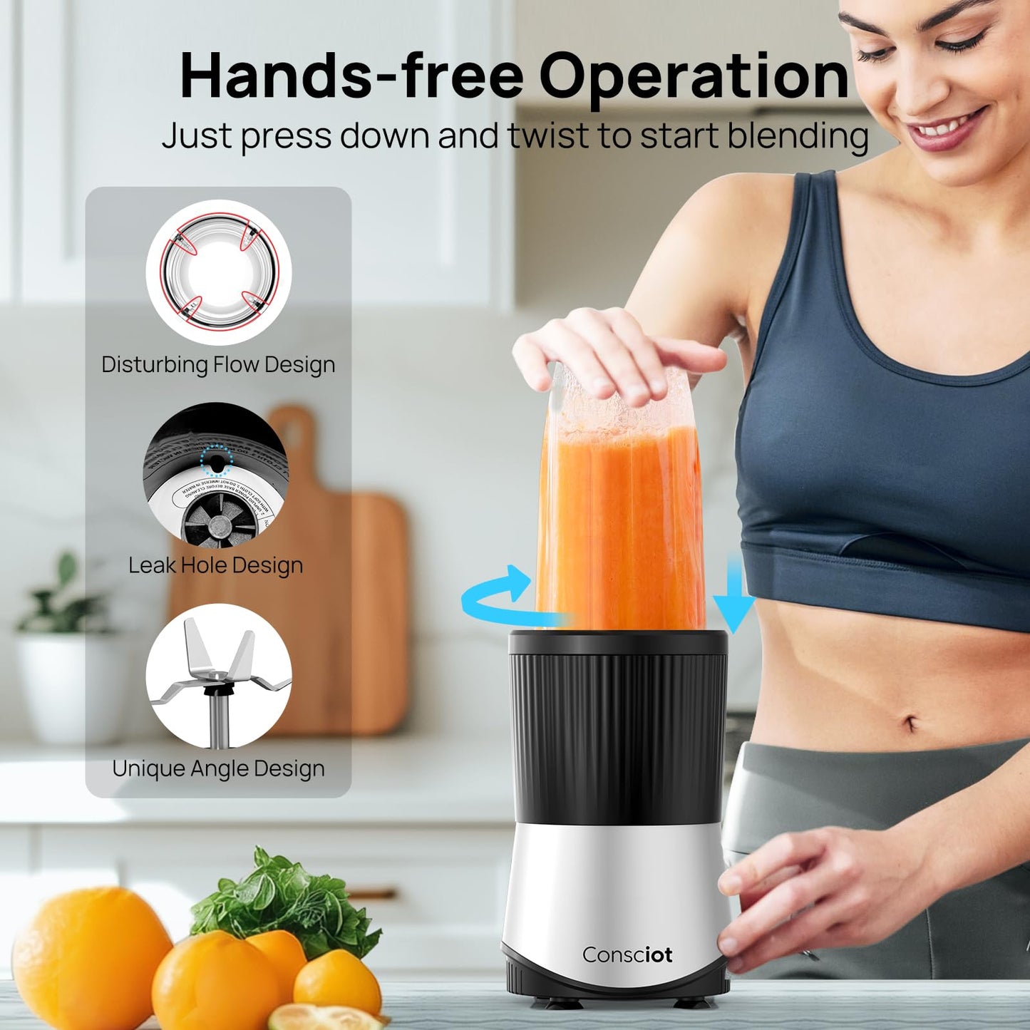 Countertop Blender with Multi-Speed Control