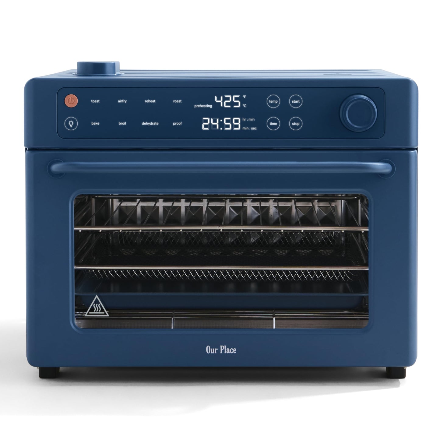 Compact Air Fryer Toaster Oven with Steam Infusion