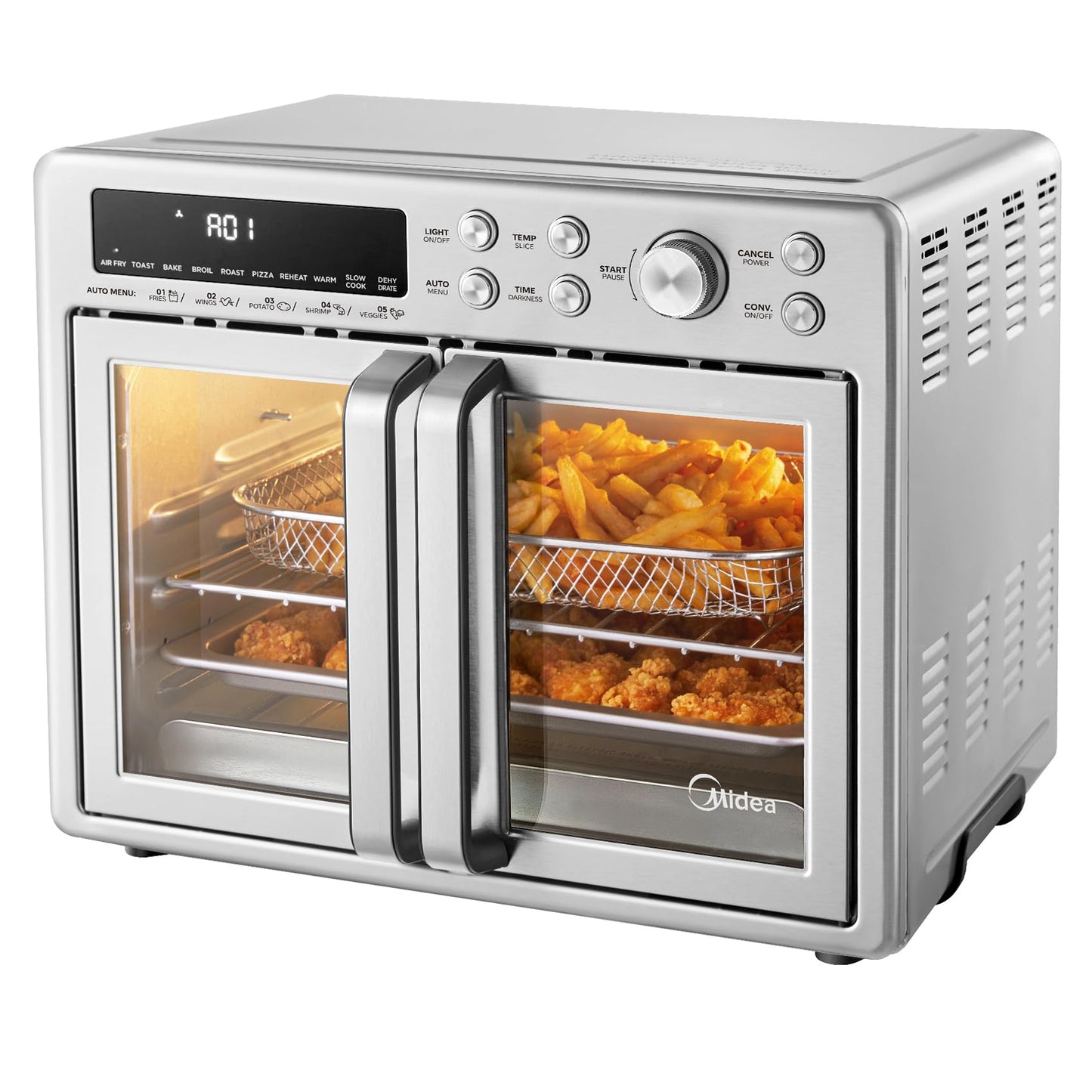 Air Fryer Toaster Oven with Versatile Combo Cooking