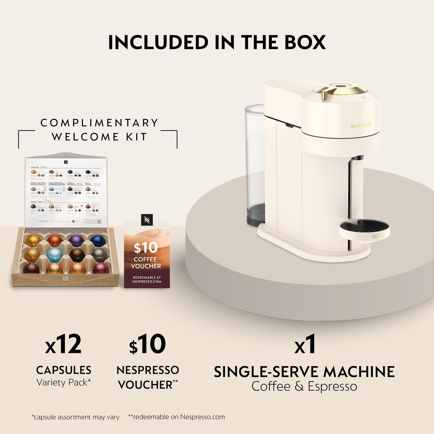 Coffee & Espresso Maker with One-Touch Brewing