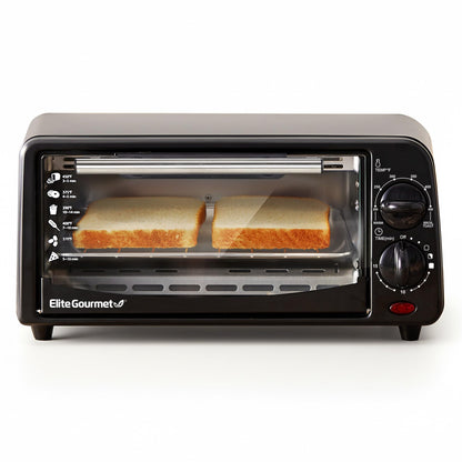 9L Countertop Toaster Oven with 4-Slice Capacity