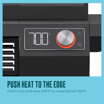 Electric Grill with Digital Temperature Control