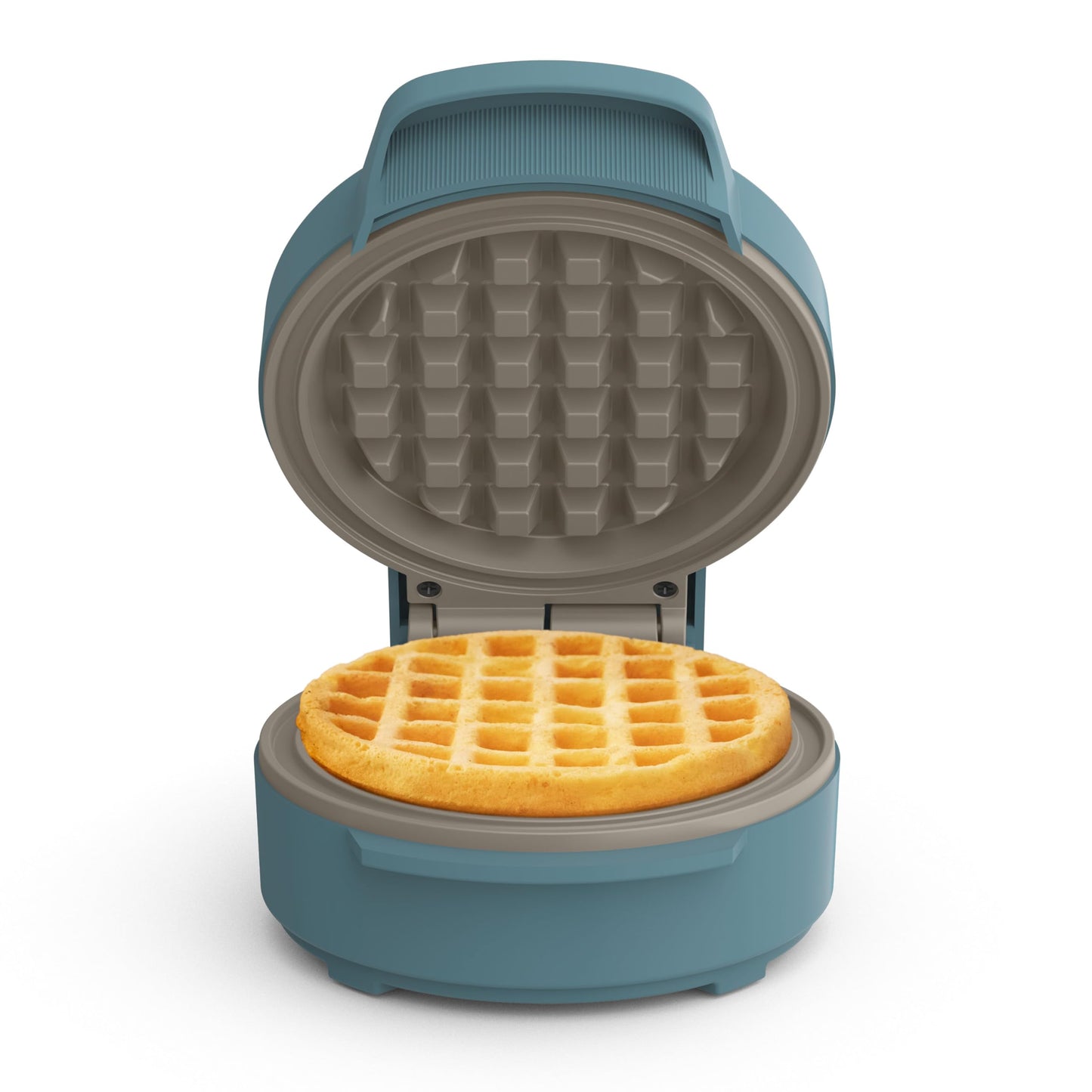 Mini Waffle Maker with Snack-and-Store Design