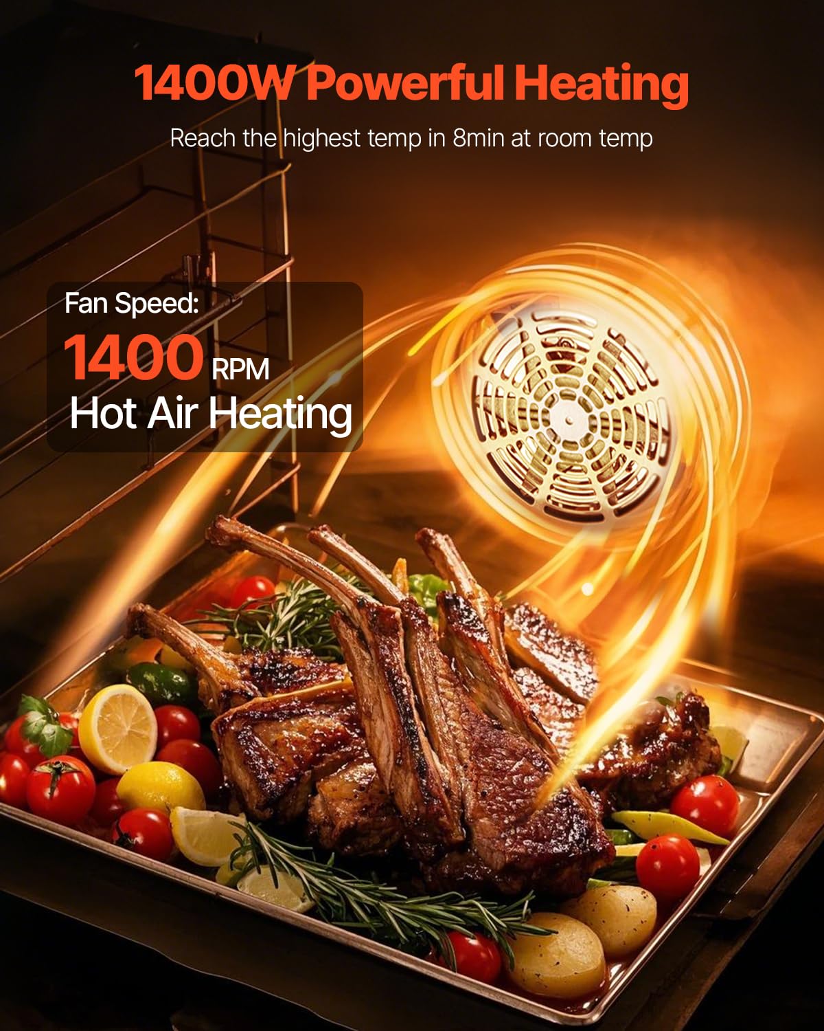 Commercial Convection Oven with High-Capacity Design