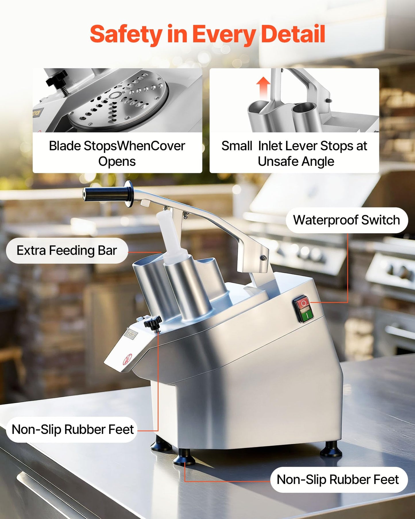 Food Processor with Multi-Function Prep Design