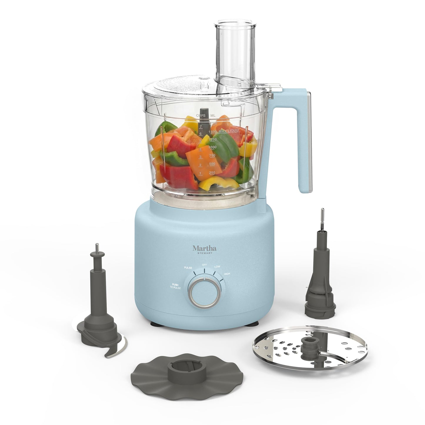 Food Processor with Multi-Function Prep Design