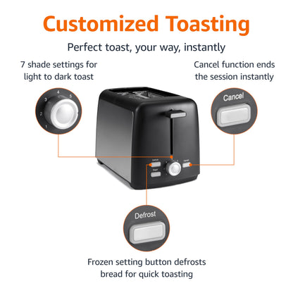 Extra-Wide Slot Toaster with 7 Shade Settings