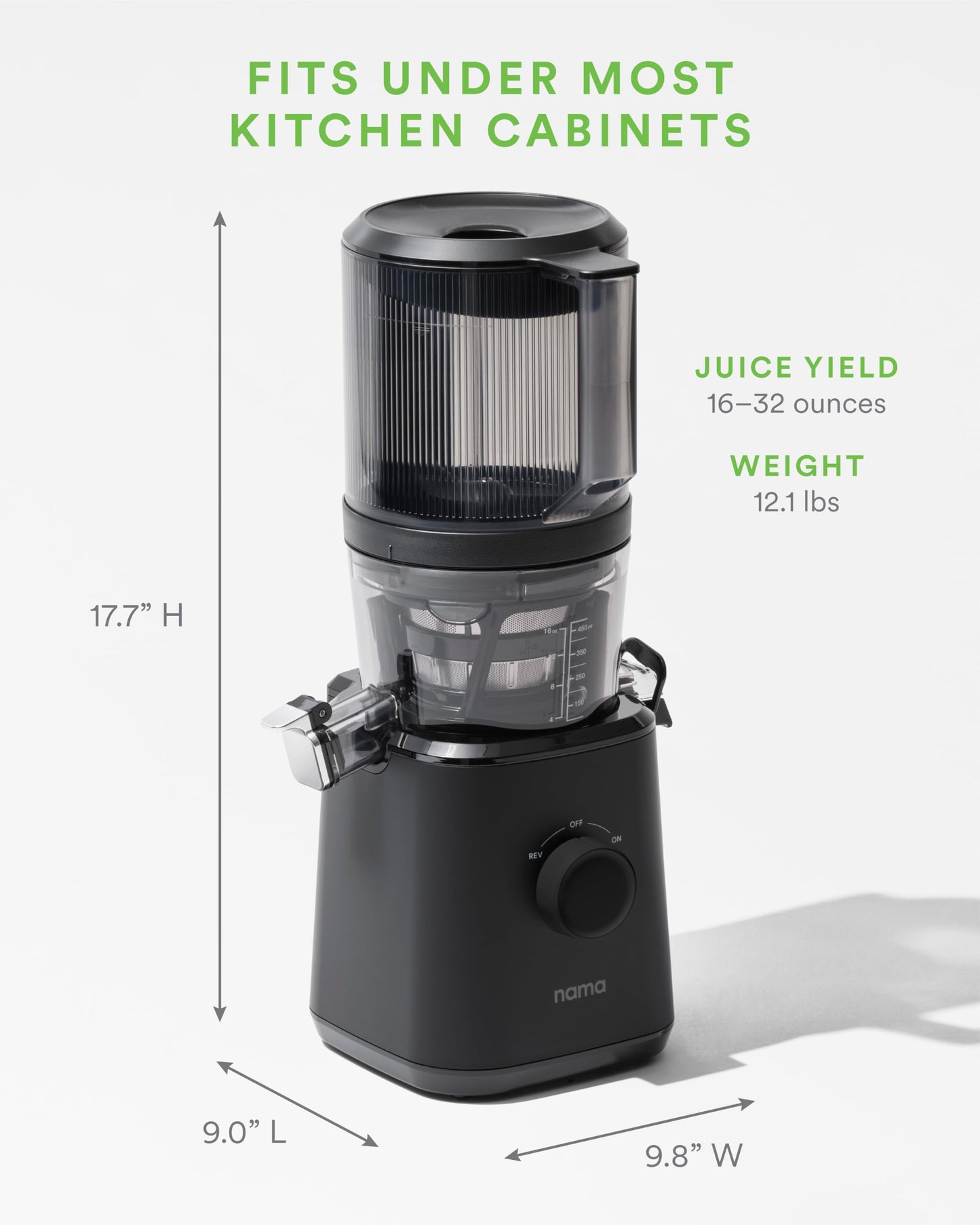 Cold Press Juicer with Hands-Free Self-Feeding