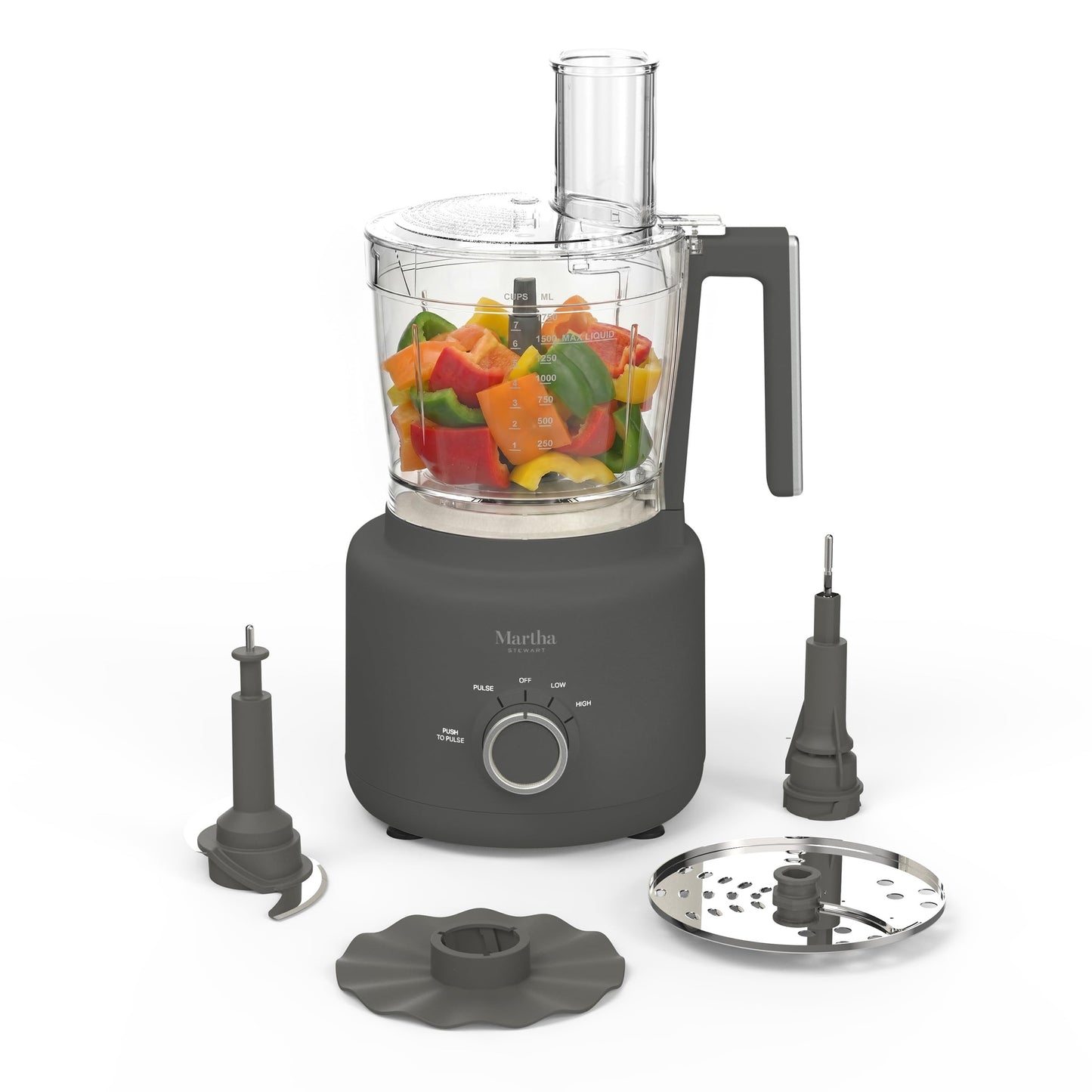 Food Processor with Multi-Function Prep Design