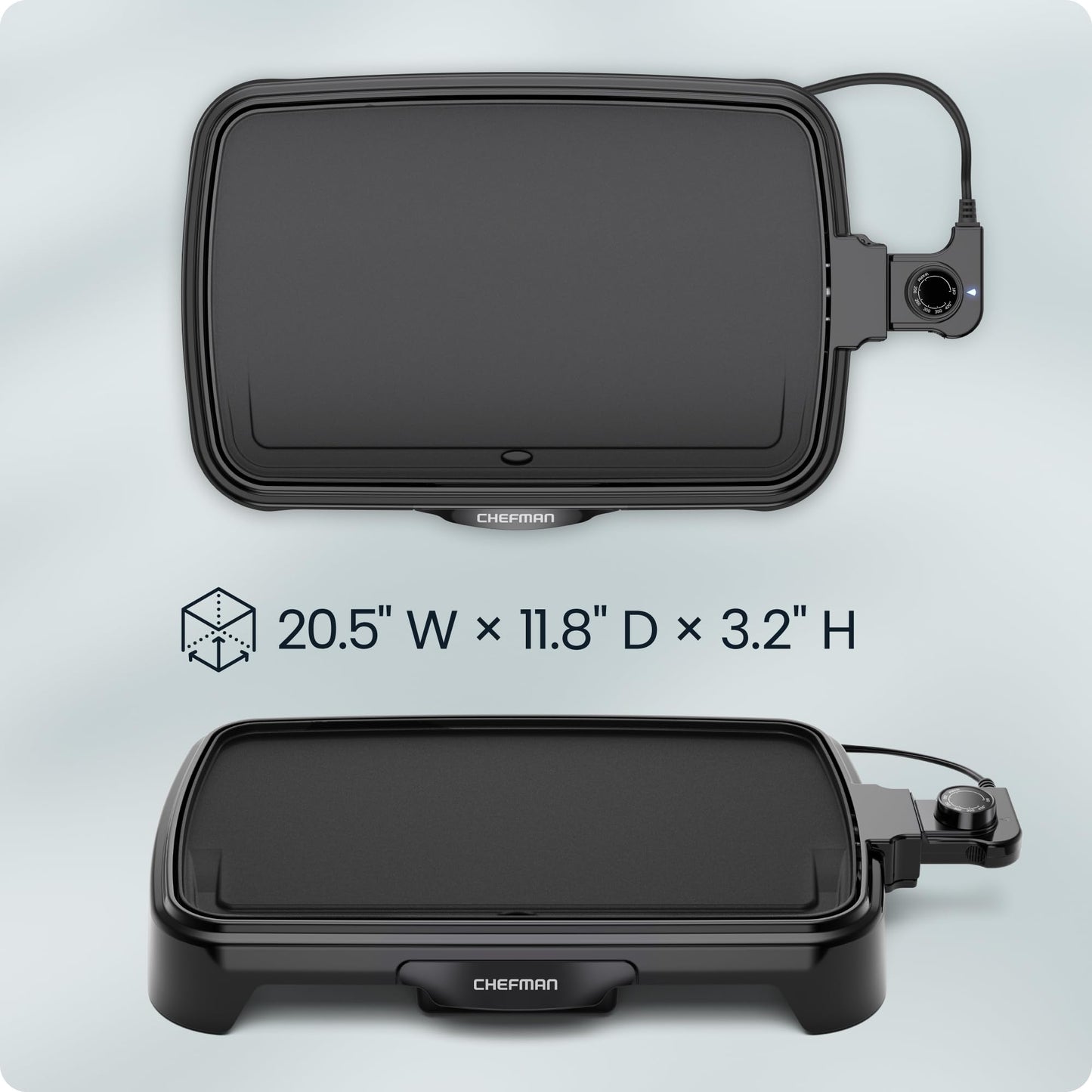 Extra-Large Electric Griddle with Temperature Control