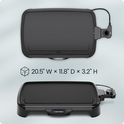 Extra-Large Electric Griddle with Temperature Control