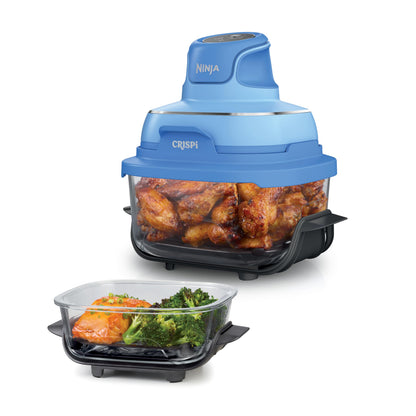 Portable Air Fryer with Glass Cooking Container