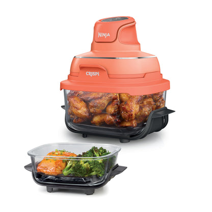 Portable Air Fryer with Glass Cooking Container