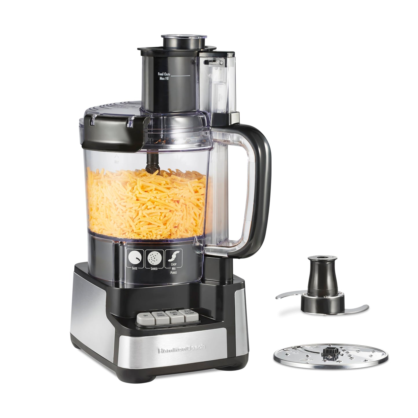 12-Cup Food Processor with Stack & Snap Design
