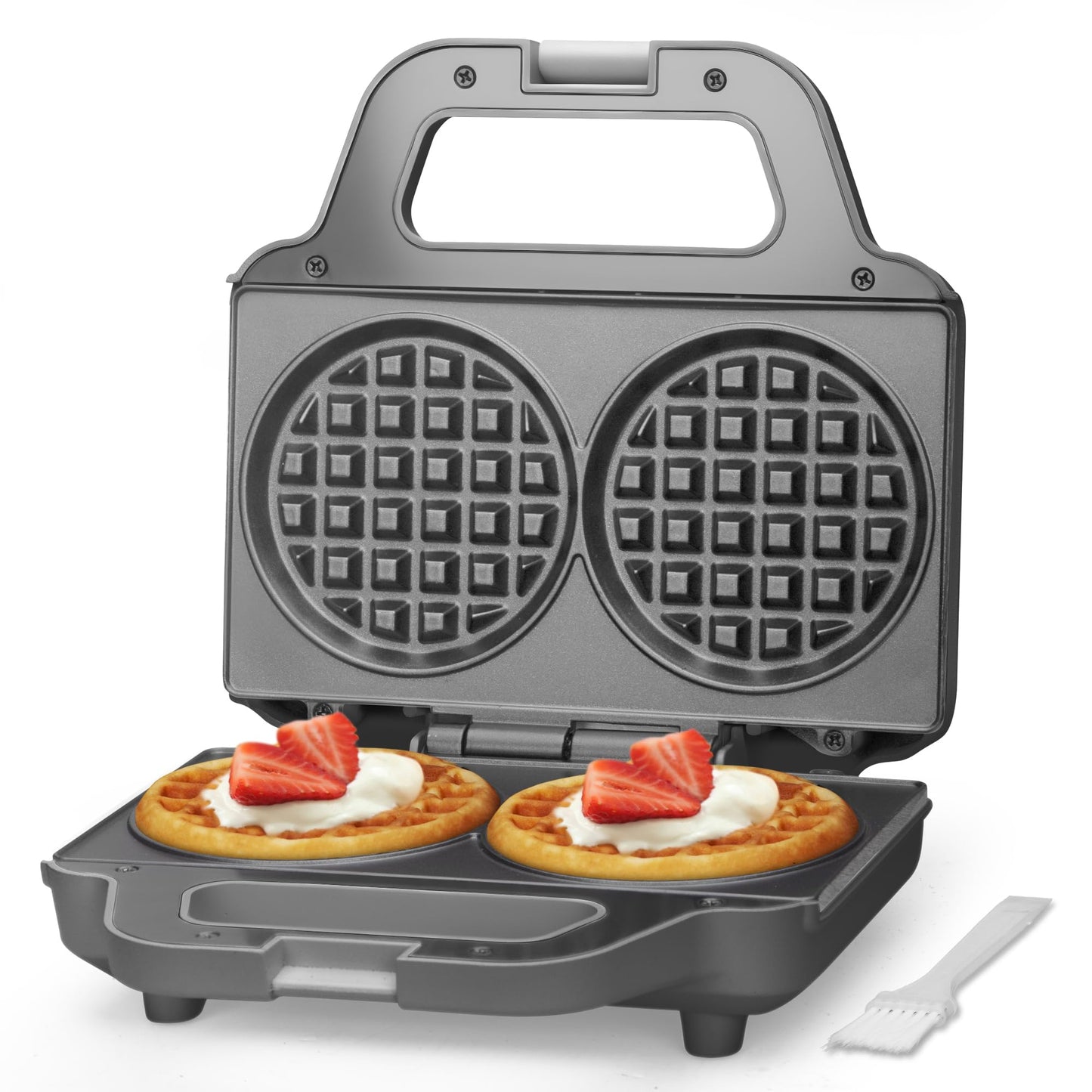 2-Piece Waffle Maker Set with Nonstick Plates