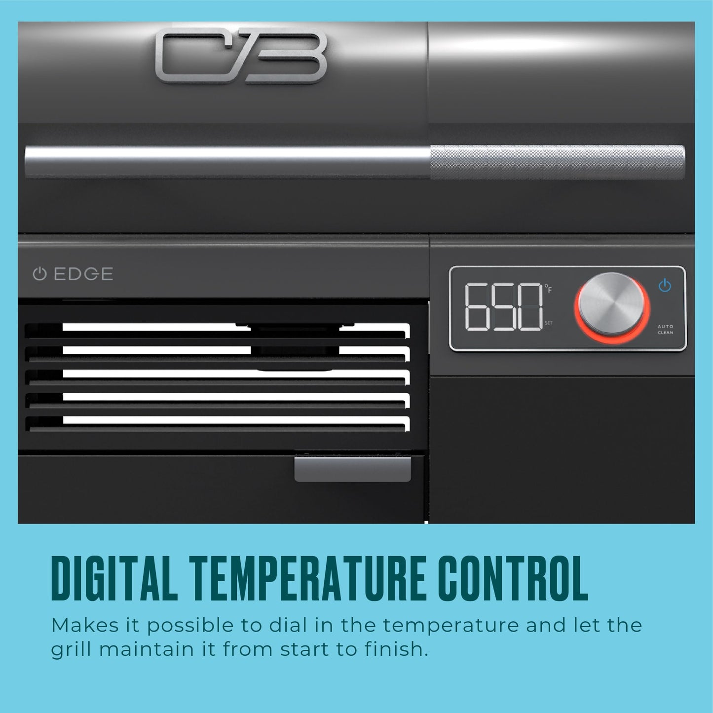 Electric Grill with Digital Temperature Control