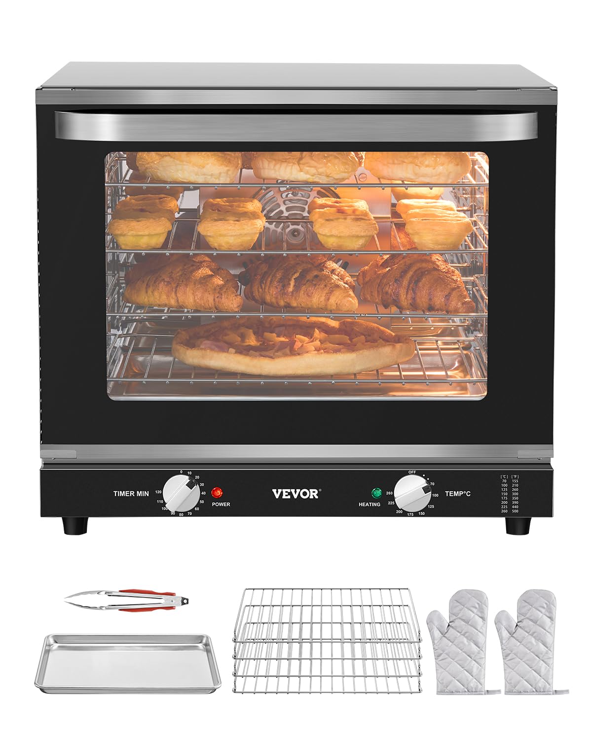Commercial Convection Oven with High-Capacity Design