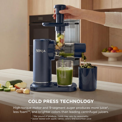 Cold Press Juicer with Adjustable Pulp Control