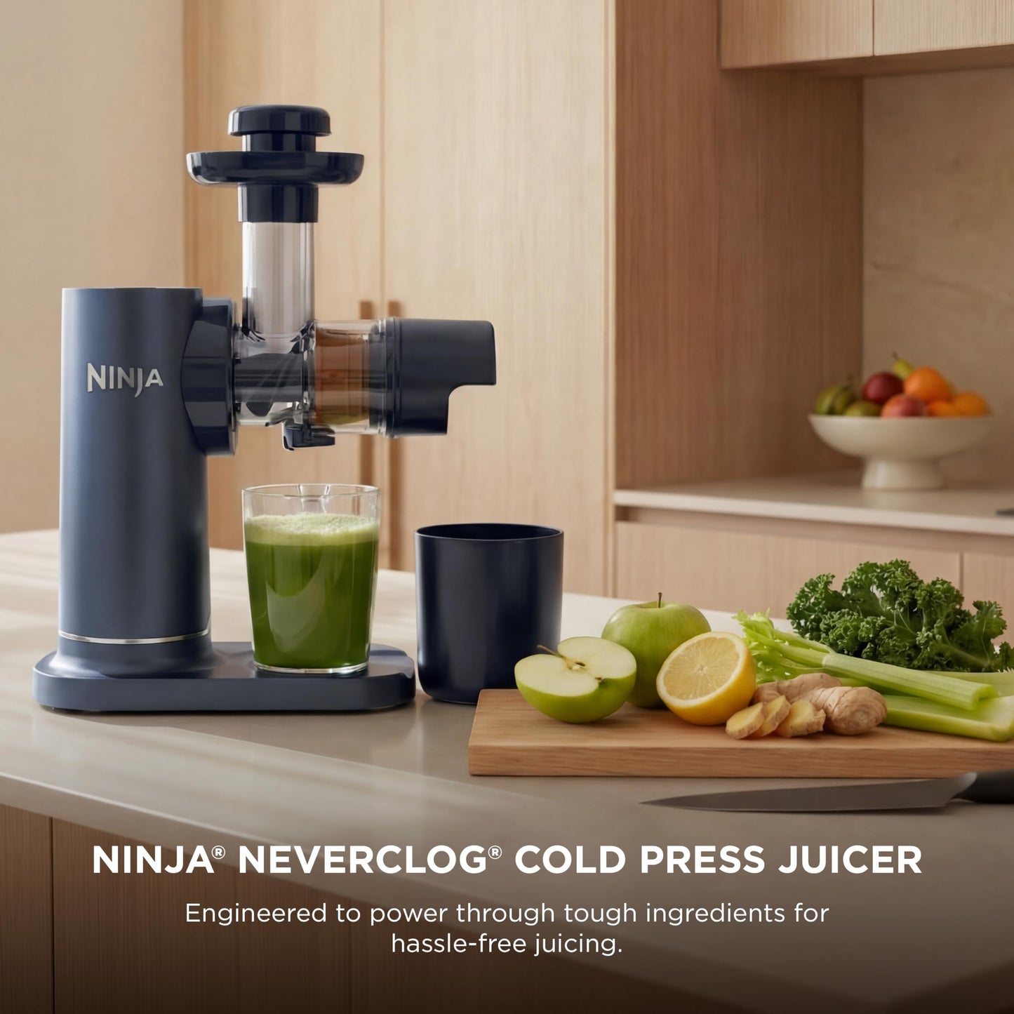 Cold Press Juicer with Adjustable Pulp Control