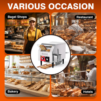 Commercial Conveyor Toaster with Stainless Steel Build