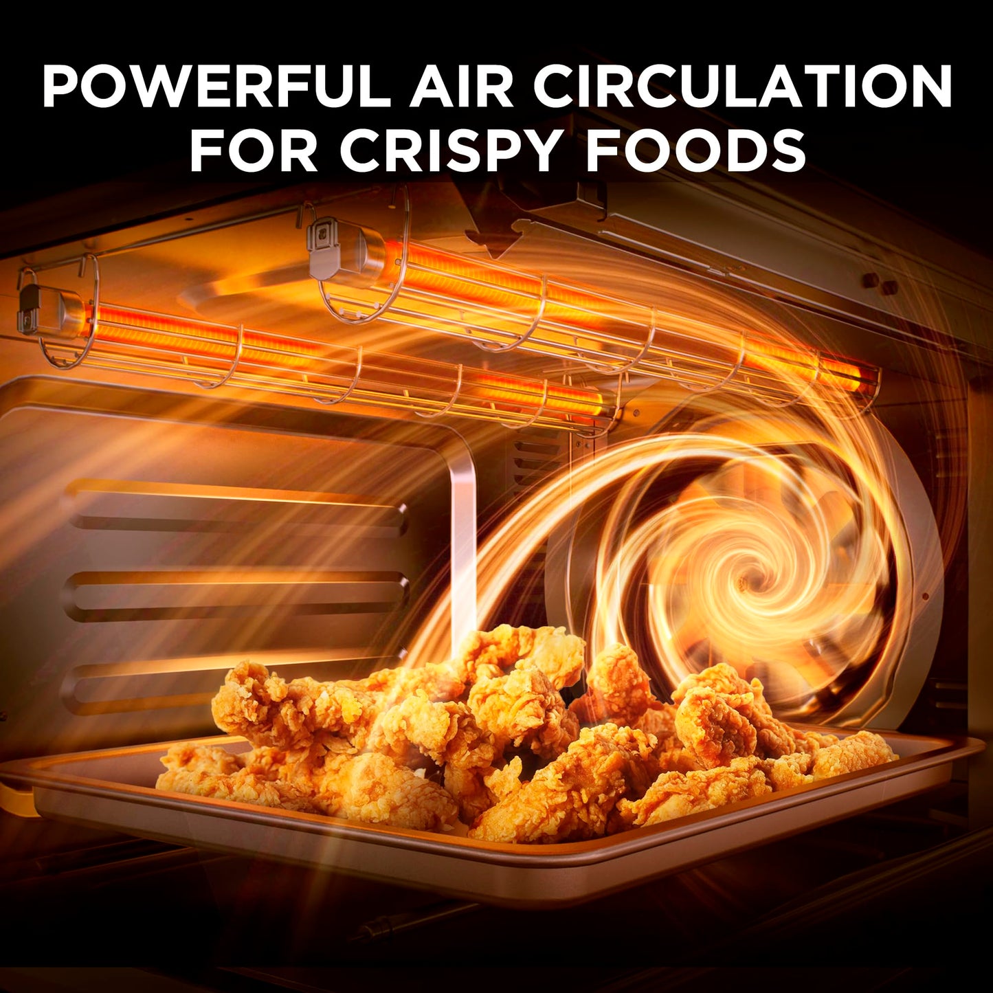 Air Fryer Toaster Oven with Versatile Combo Cooking