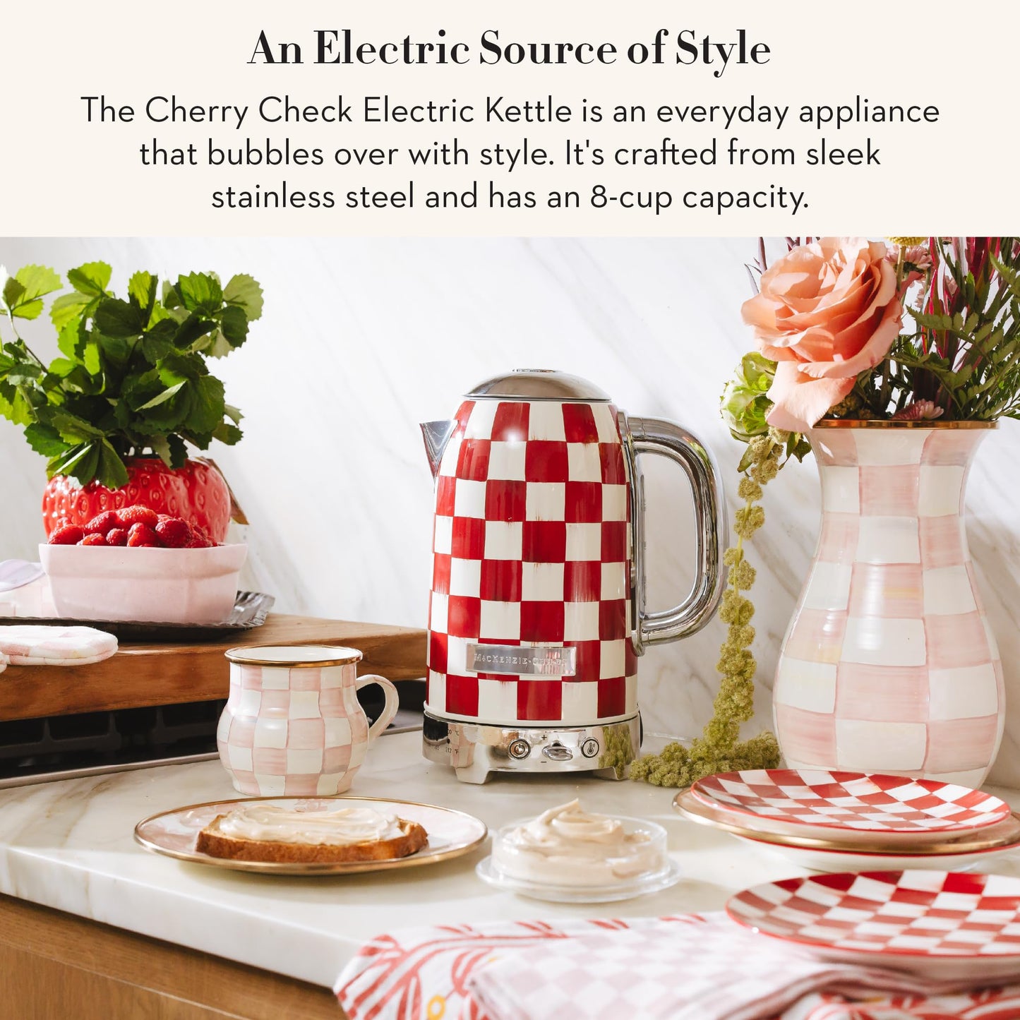 Stainless Steel Electric Kettle with Classic Design