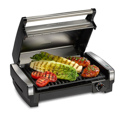 Indoor Searing Grill with Adjustable Temperature