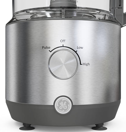 12-Cup Food Processor with 9 Stainless Steel Accessories
