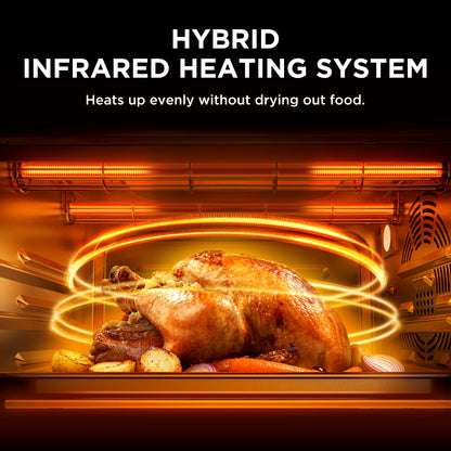 Air Fryer Toaster Oven with Versatile Combo Cooking