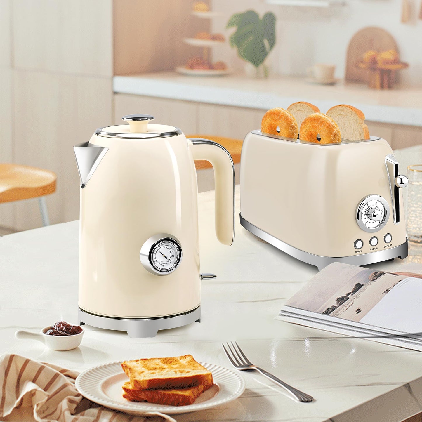 1.7L Electric Kettle with Stainless Steel Interior