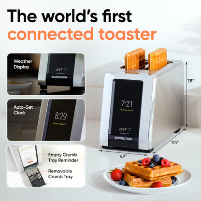 Smart Touchscreen Toaster with 7 Browning Levels
