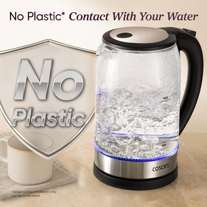 Electric Tea Kettle with Rapid Boil Technology