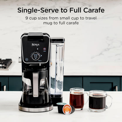 Specialty Drip Coffee Maker with Built-In Frother