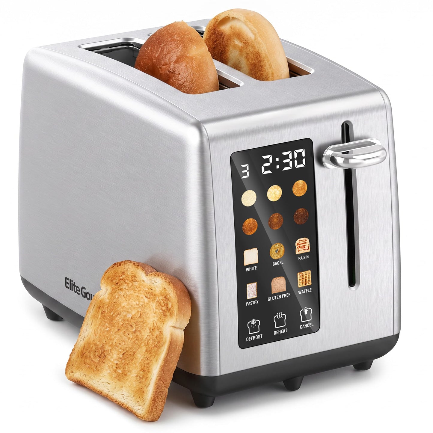 2-Slice Touchscreen Toaster with 6 Preset Menus