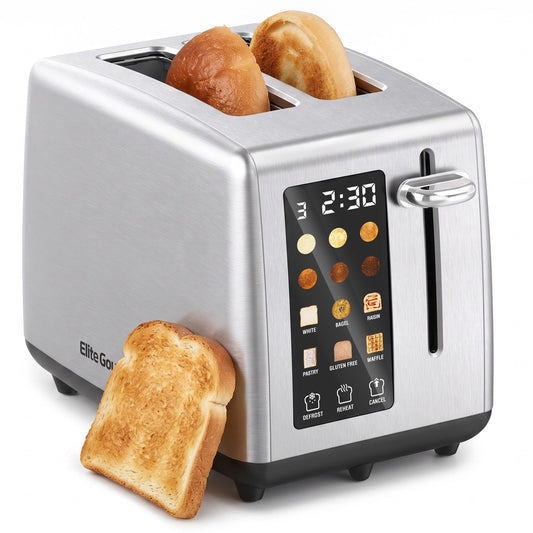 2-Slice Touchscreen Toaster with 6 Preset Menus