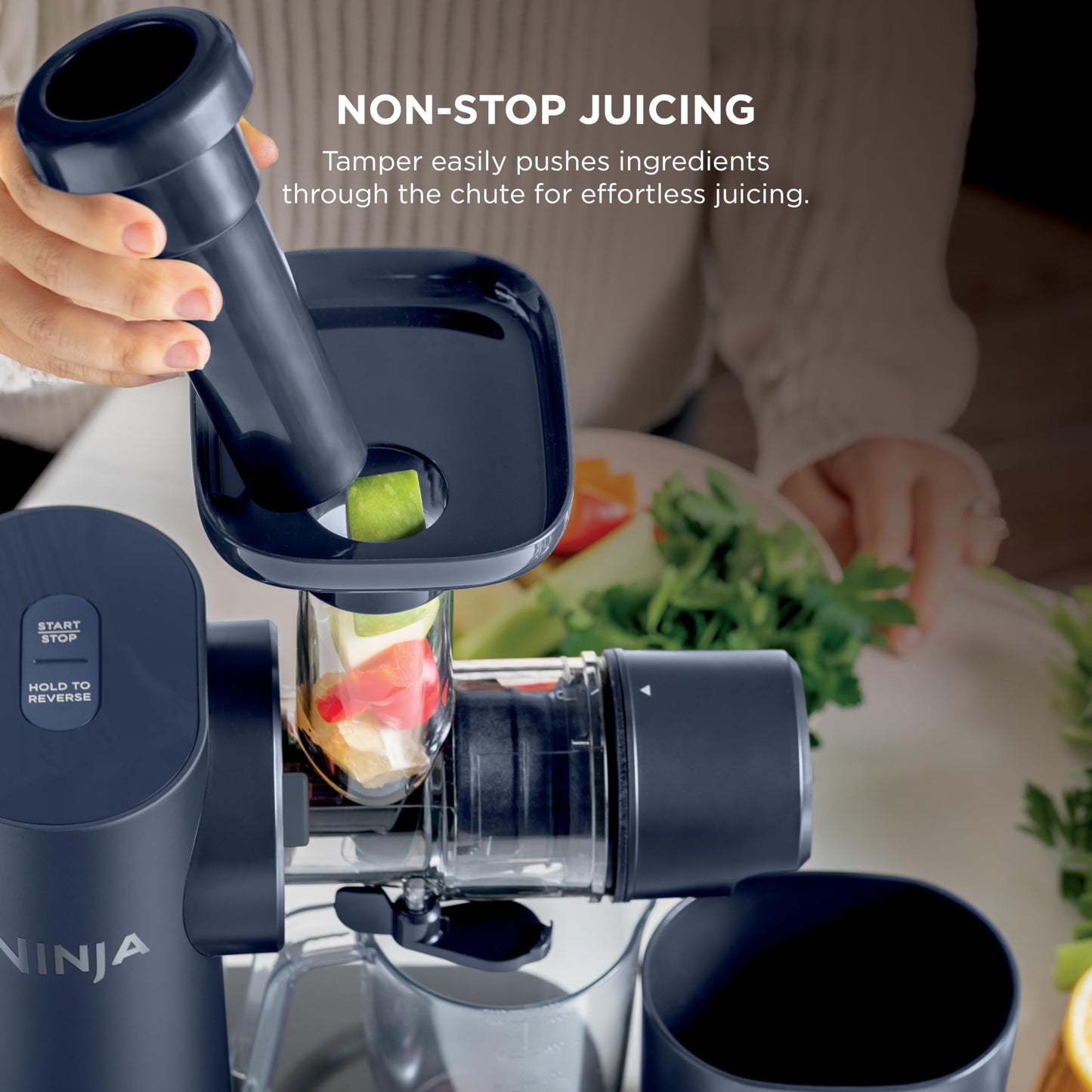 Cold Press Juicer with Adjustable Pulp Control