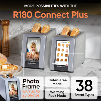 Smart Touchscreen Toaster with 7 Browning Levels