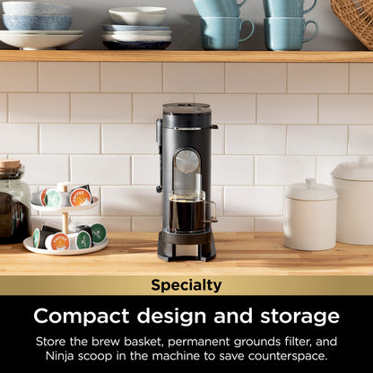 Pod & Grounds Coffee Maker with Specialty Brewing