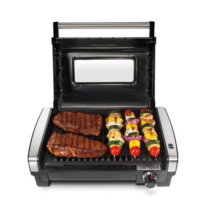 Indoor Searing Grill with Adjustable Temperature