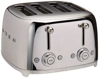 4-Slice Retro Toaster with Extra-Wide Slots