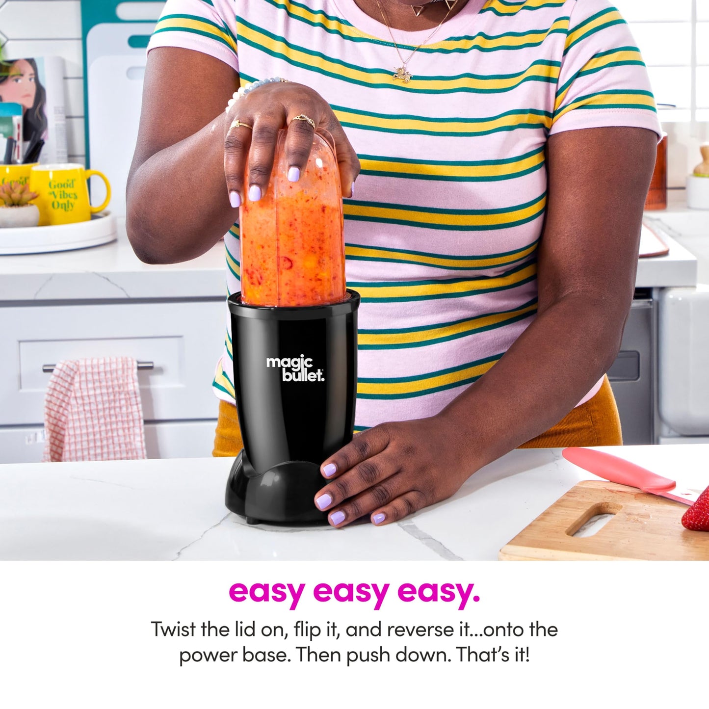 Compact Blender with 11-Piece Accessory Set