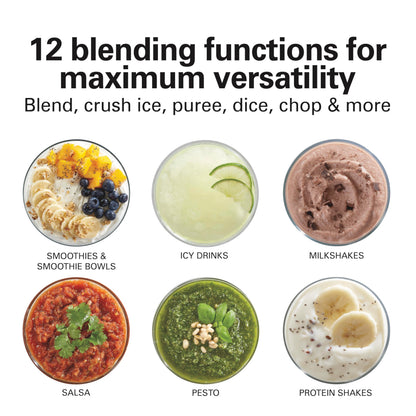 Power Elite Blender with Multi-Function Blending
