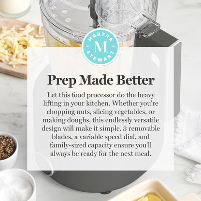 Food Processor with Multi-Function Prep Design